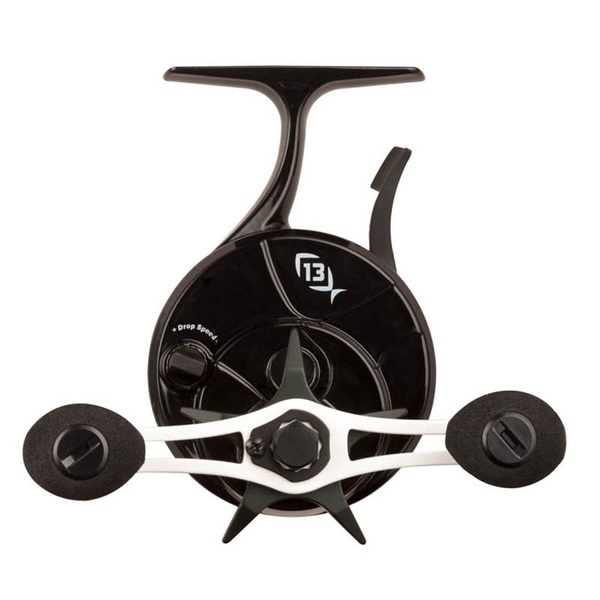 Катушка 13 Fishing FreeFall Carbon - Inline Ice Fishing Reel - Northwoods Edition RH Retrieve