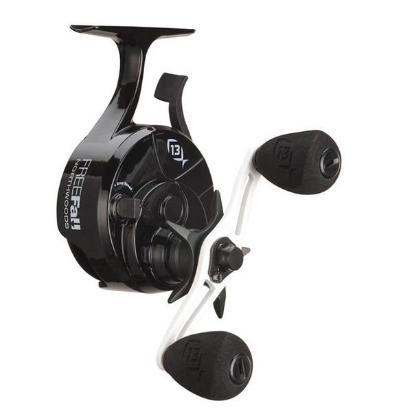 Катушка 13 Fishing FreeFall Carbon - Inline Ice Fishing Reel - Northwoods Edition RH Retrieve