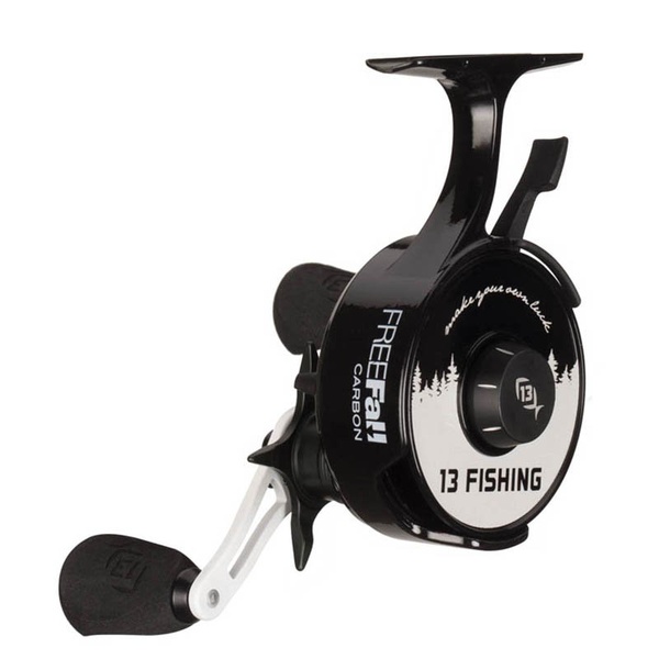 Катушка 13 Fishing FreeFall Carbon - Inline Ice Fishing Reel - Northwoods Edition LH Retrieve
