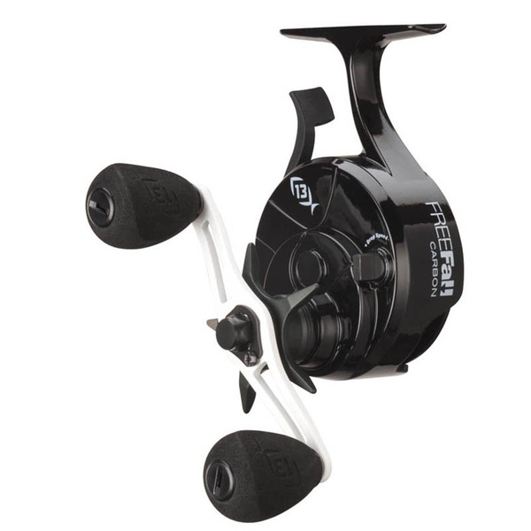 Катушка 13 Fishing FreeFall Carbon - Inline Ice Fishing Reel - Northwoods Edition LH Retrieve