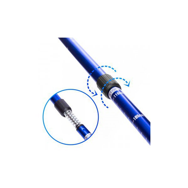 Палки треккинговые Тонар YJQT-32-Blue (51-110 см) синий