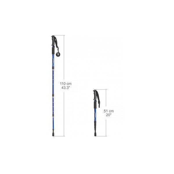 Палки треккинговые Тонар YJQT-32-Blue (51-110 см) синий