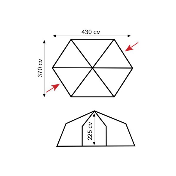 Тент-шатер Tpamp Mosquito Lux (V2)