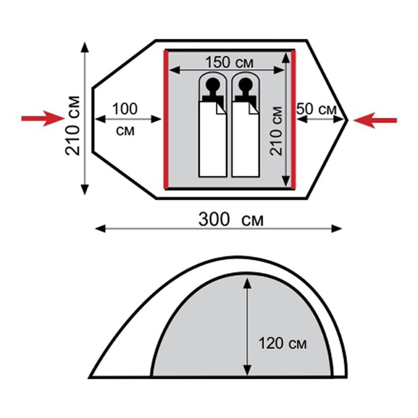 Палатка Tramp Lair 2