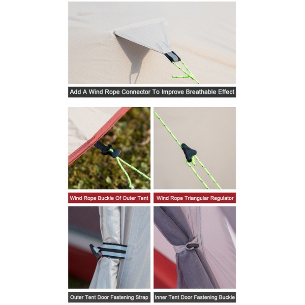 Палатка Naturehike Up-3 Ultralight оранжевый