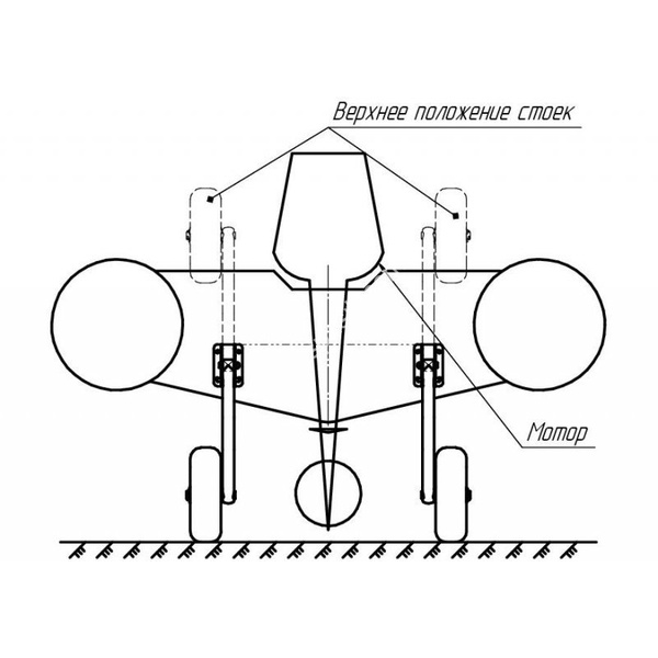 Колеса транцевые Тонар ШЛ-2