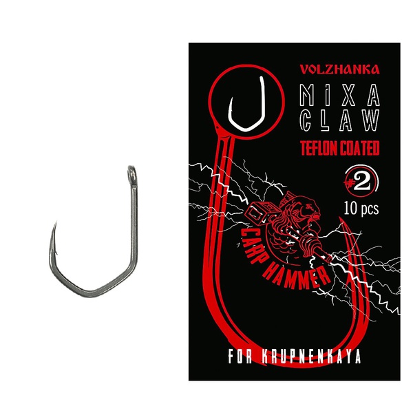 Крючок Волжанка Mixa Claw Teflon (10шт/уп) №6