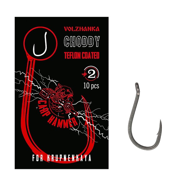 Крючок Волжанка Choddy Teflon (10шт/уп) №6