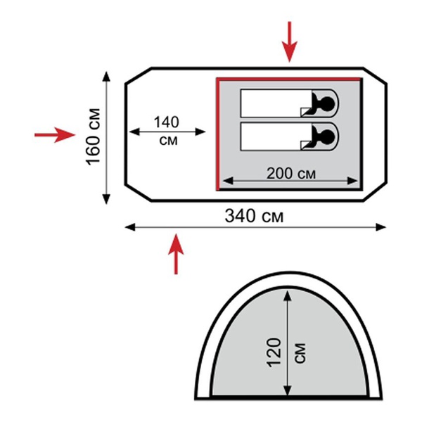 Палатка Tramp Octave 2