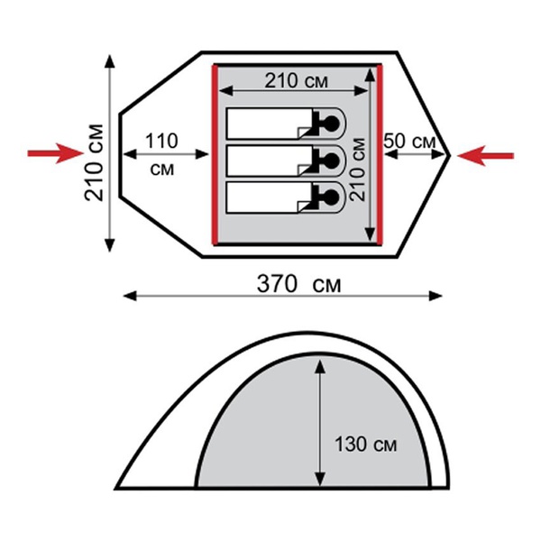 Палатка Tramp Stalker 3