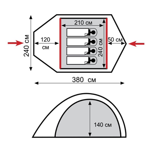 Палатка Tramp Stalker 4