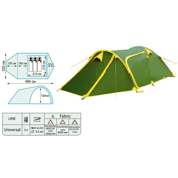 Палатка Tramp Grot 3