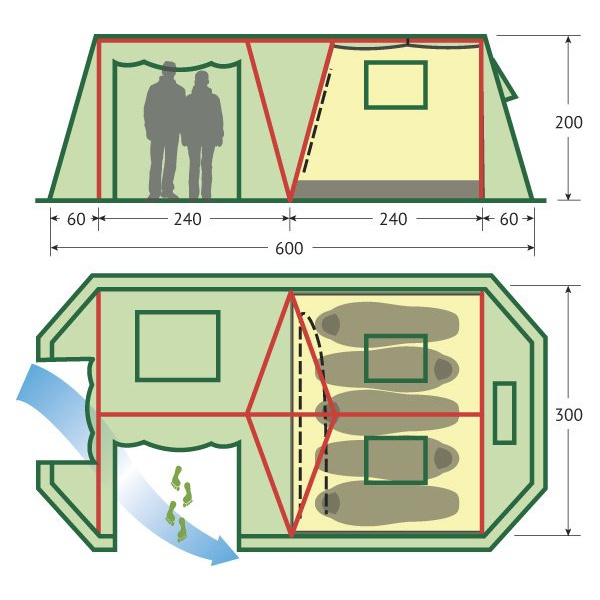 Палатка KSL Vega 5