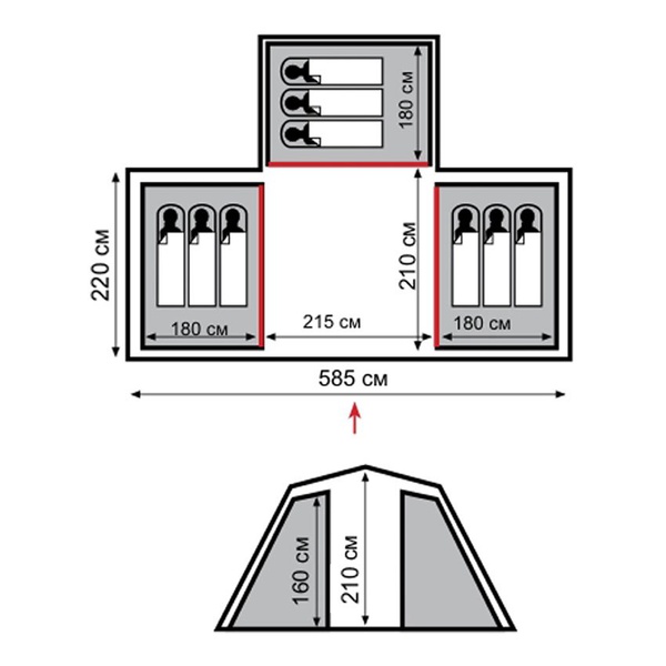 Палатка Tramp Brest +9