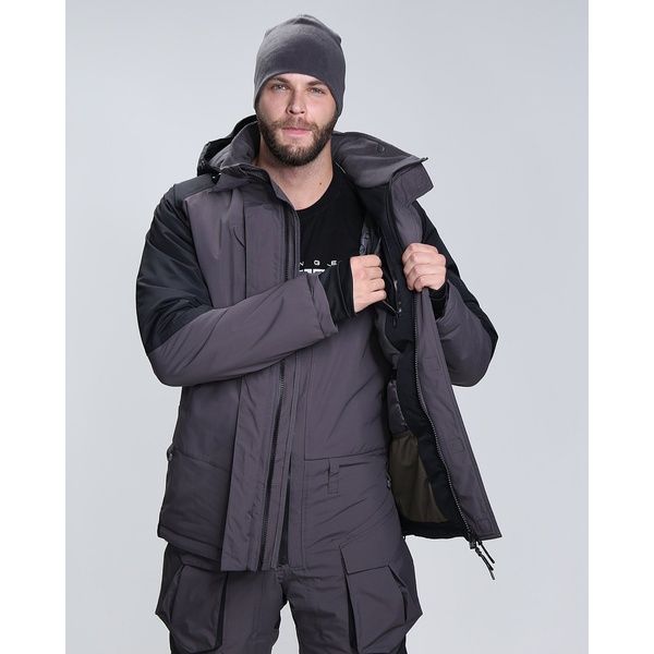 Костюм Тритон Pro Angler -15°С Серый/Чёрный