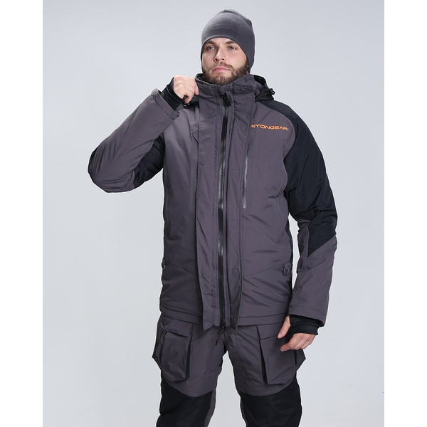 Костюм Тритон Pro Angler -15°С Серый/Чёрный