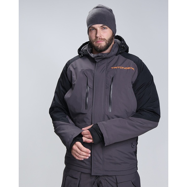 Костюм Тритон Pro Angler -15°С Серый/Чёрный