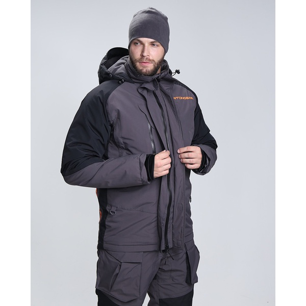 Костюм Тритон Pro Angler -15°С Серый/Чёрный