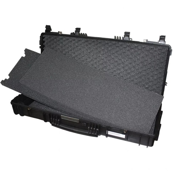Кейс тактический Megaline Black Cube (усилен. пластик, 4 клипсы, 2 колеса) 94 см