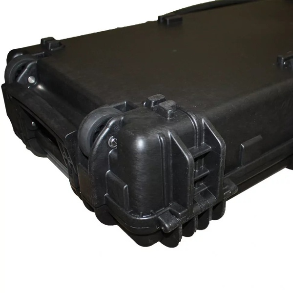 Кейс тактический Megaline Black Cube (усилен. пластик, 4 клипсы, 2 колеса) 94 см