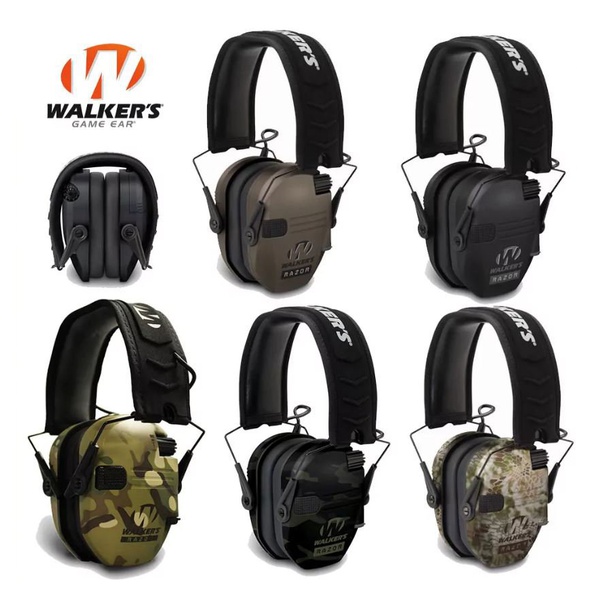 Активные стрелковые наушники Walkers Razor Multicam Camo - Black