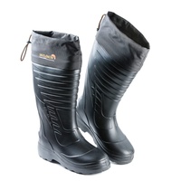 Сапоги Mud&Snow ЭВА/ТЭП 47см, с манжетой на шнурке чёрный