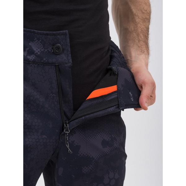 Костюм демисезонный Тритон Pro -5°С (Softshell) Серо-чёрный