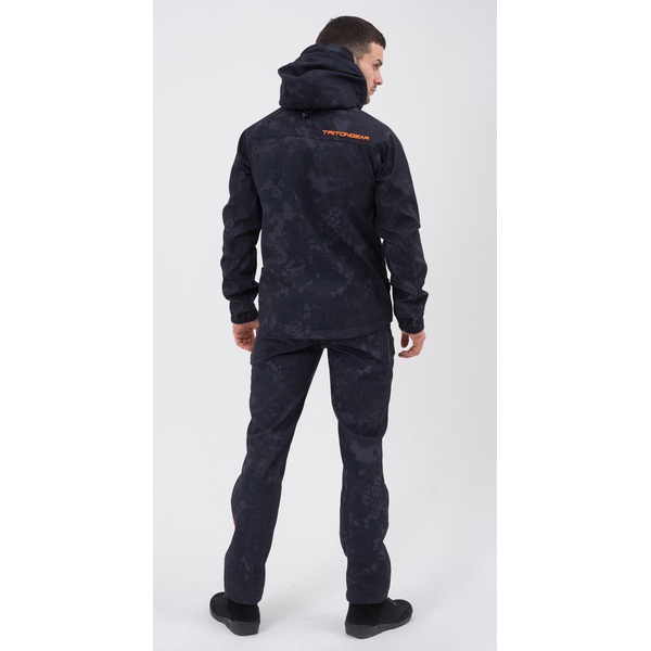 Костюм демисезонный Тритон Pro -5°С (Softshell) Серо-чёрный