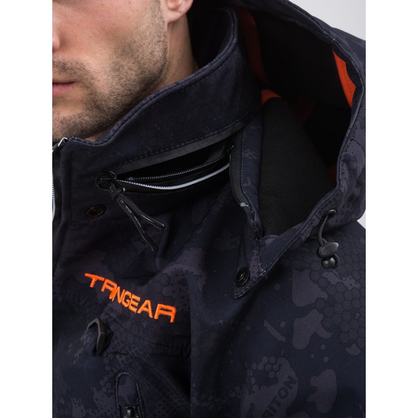 Костюм демисезонный Тритон Pro -5°С (Softshell) Серо-чёрный