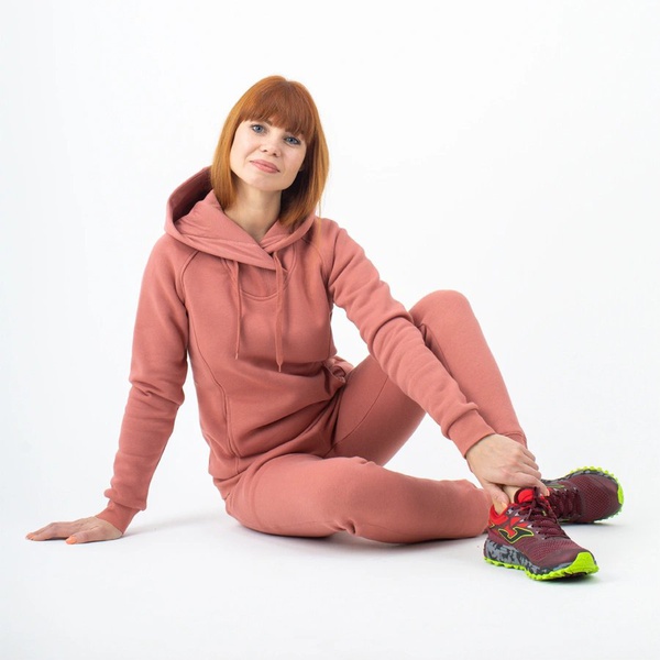 Толстовка женская Сплав Legacy дымчато-розовый