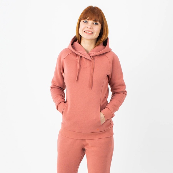 Толстовка женская Сплав Legacy дымчато-розовый