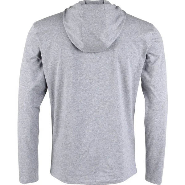 Футболка Сплав L/S-2 (с капюшоном, меланж) серый