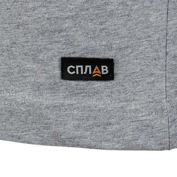 Футболка Сплав L/S-2 (меланж) серый