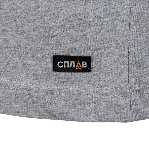 Футболка Сплав (меланж) серый