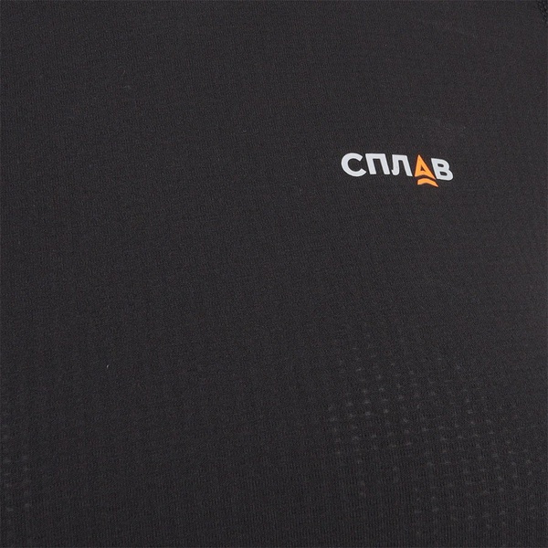 Термофутболка женская Сплав Energy мод 2 L/S Thermal Grid light черный