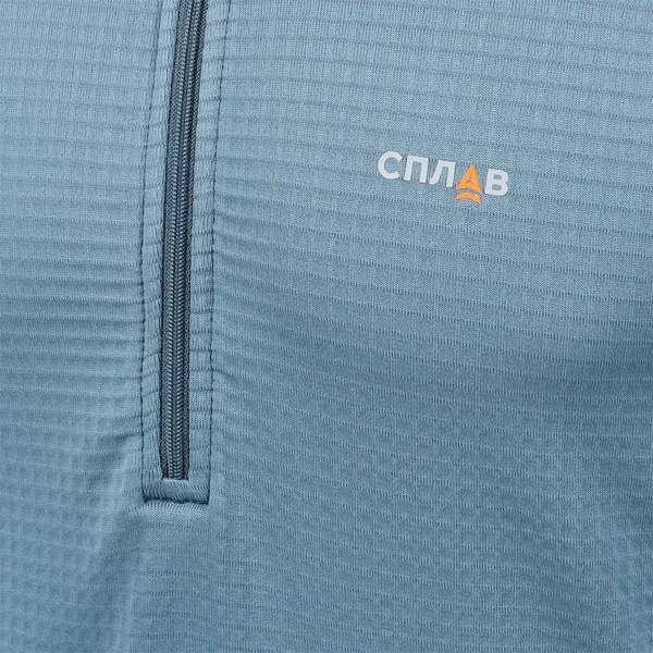 Термофутболка Сплав Active Polartec Power Grid L/S мод 2 синий