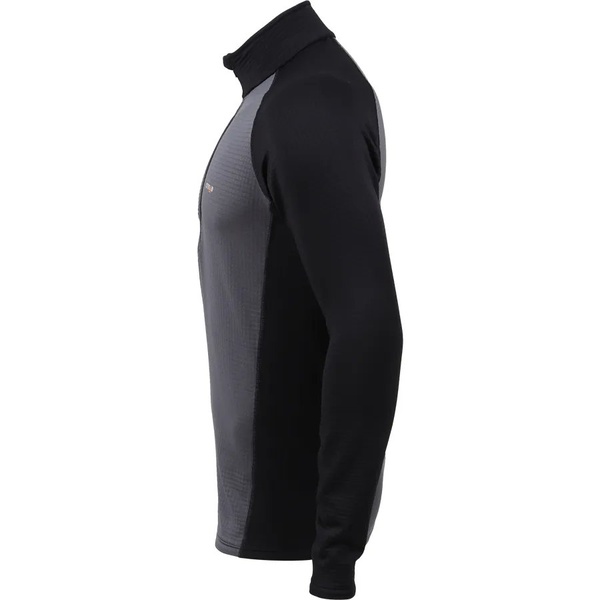 Термофутболка Сплав Active Polartec Power Grid L/S мод 2 черно-серый