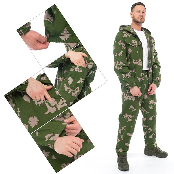 Костюм Спрут Пограничник КМФ хаки/серый