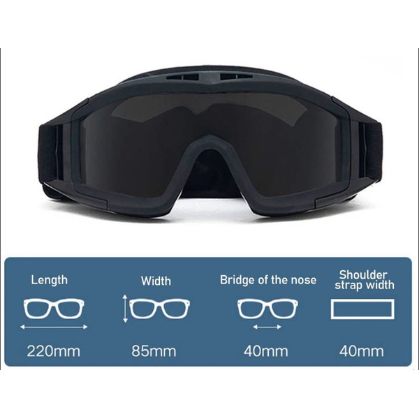 Очки тактические Avi-Outdoor Ciklonn с набором линз