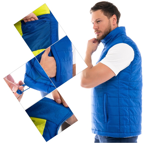 Жилет Спрут Канада василёк/лимон