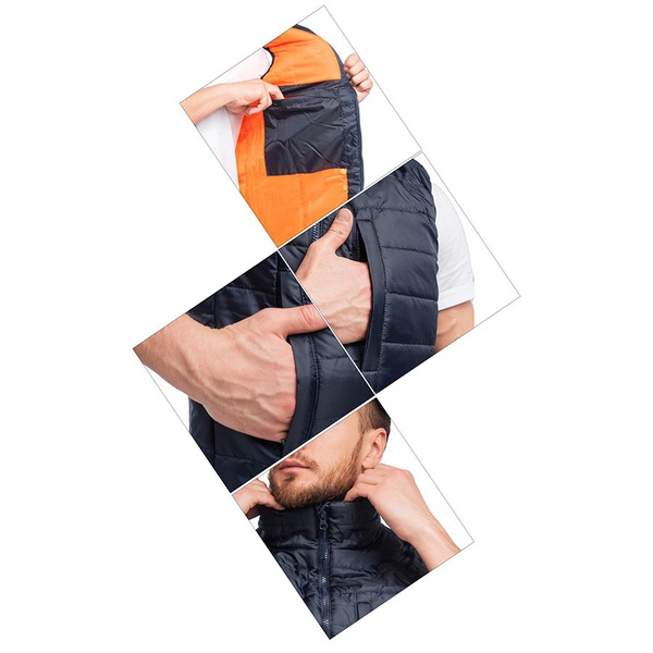 Жилет Спрут Канада синий/оранжевый