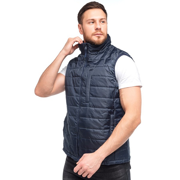 Жилет Спрут Канада синий/оранжевый