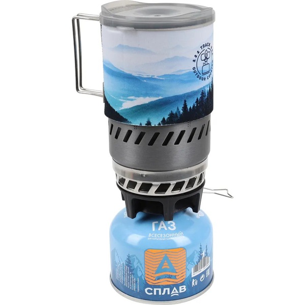 Горелка с кастрюлей Track FastBoil Solo