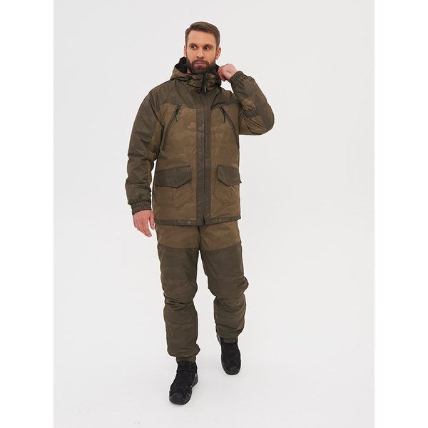Костюм демисезонный Huntsman Горка Люкс хаки, тк. Breathable Camo