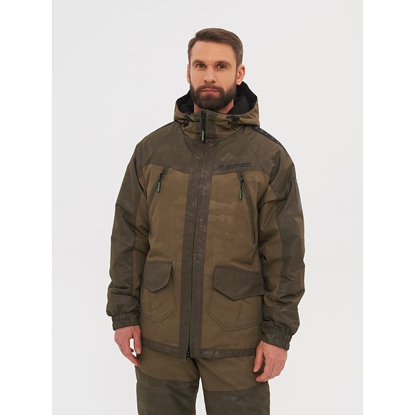 Костюм демисезонный Huntsman Горка Люкс хаки, тк. Breathable Camo