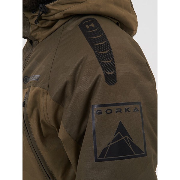 Костюм демисезонный Huntsman Горка Люкс хаки, тк. Breathable Camo