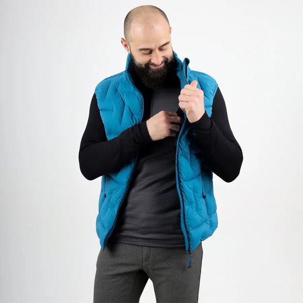 Жилет пуховый Сплав Нуклон синий