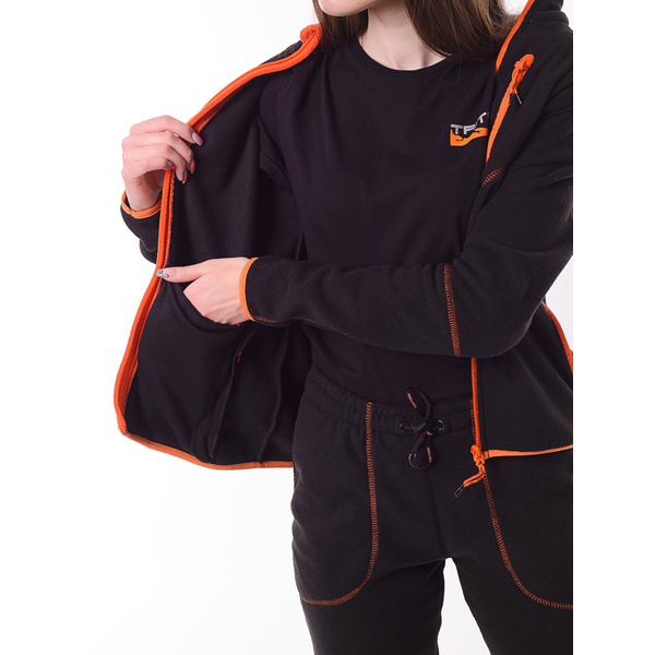 Костюм женский Тритон Rich чёрный/оранжевый