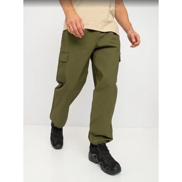 Брюки Huntsman Антигнус хаки, тк. палатка