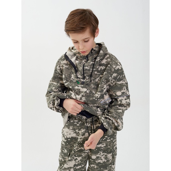 Костюм детский Huntsman Антигнус-люкс (с ловушками и пыльниками) 128/2 светлый пиксель, тк. Твил-пич